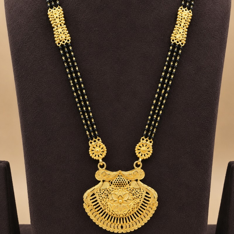 925 SILVER GOLD PLATED MANGALSUTRA
